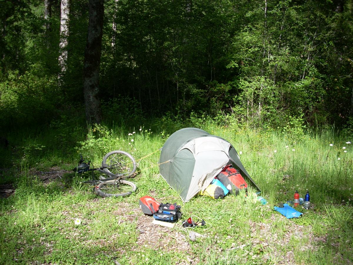 Wild camp site