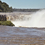 First glimpse of Iguazu falls, actually from Argentine side :-)