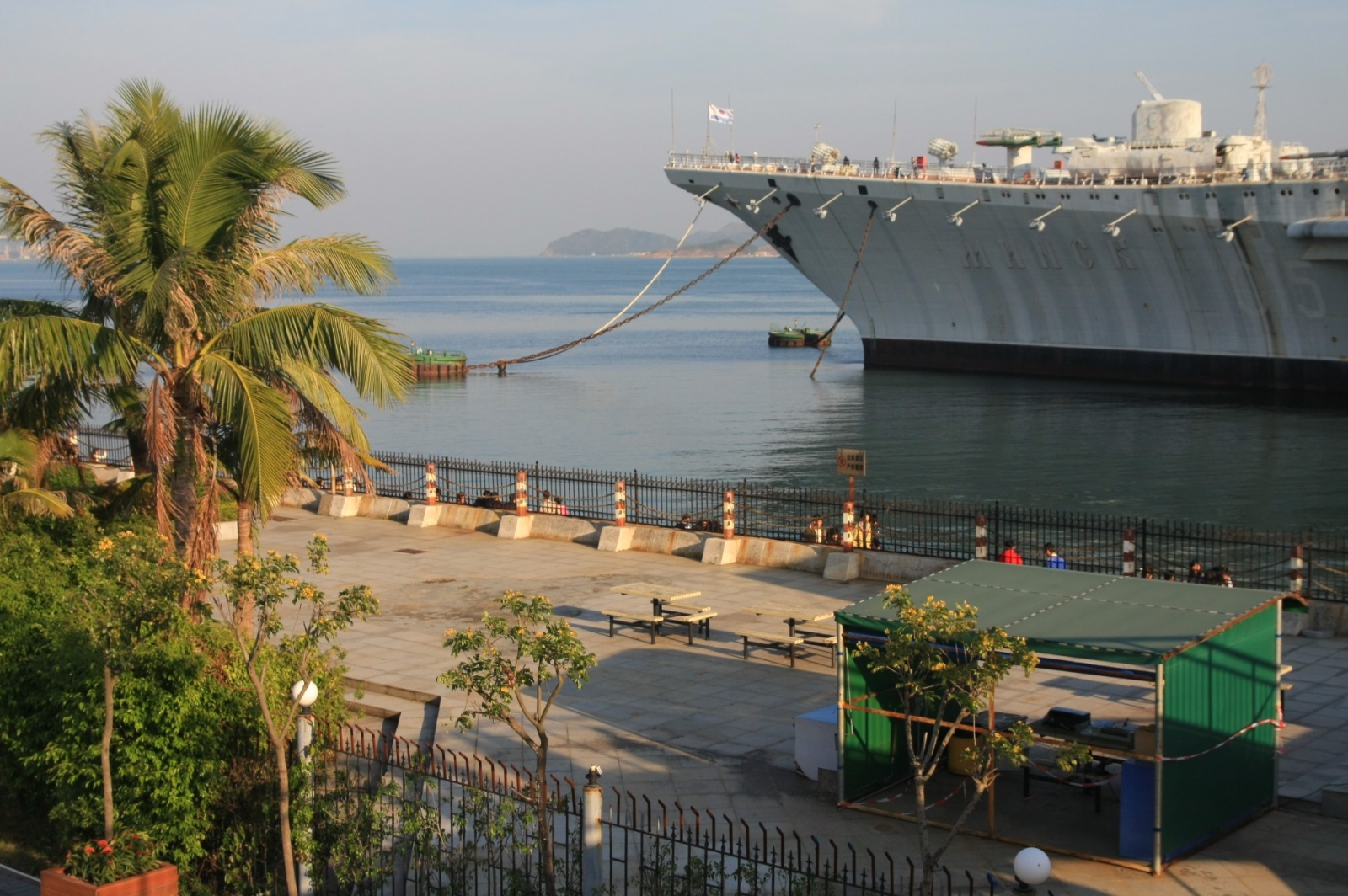 An abandoned old Soviet military aircraft carrier transformed into a theme park "Minsk World"!