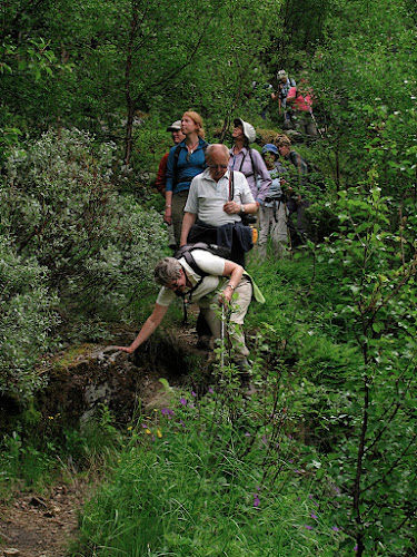 While hiking with HF Holidays near Østerbø, Norway