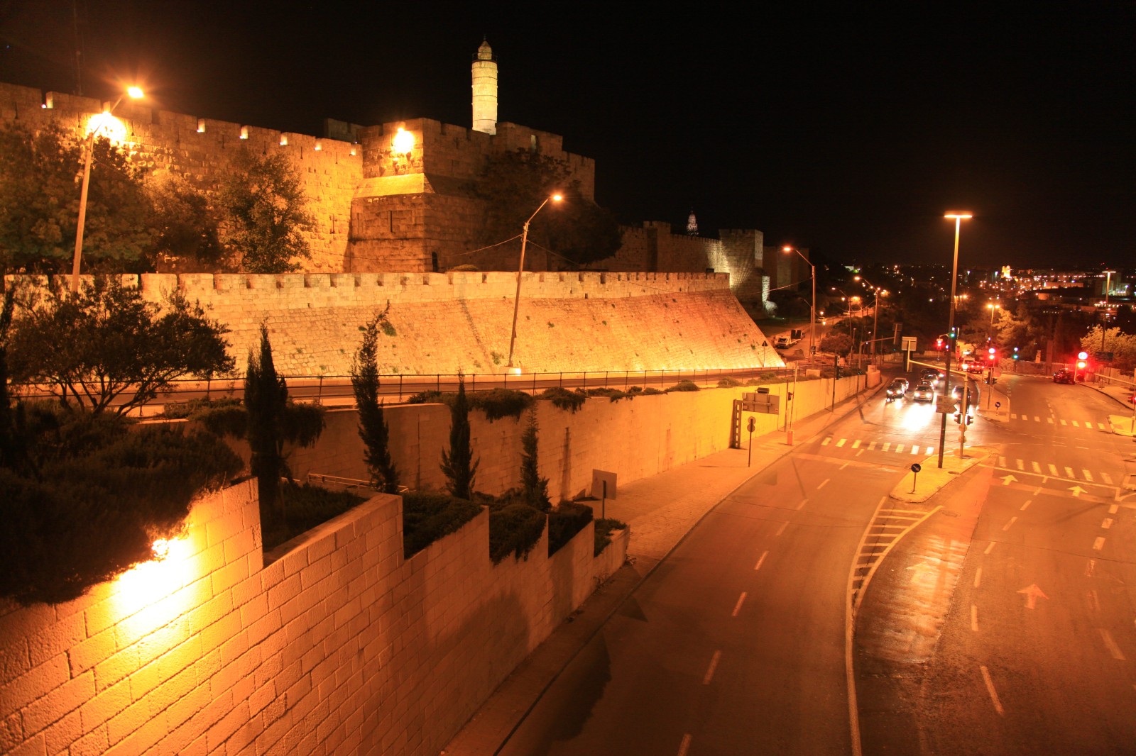 The southern edge of the Old City