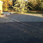 Parking area finished with interlock