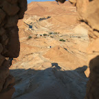 Romans took their time to build this ramp to eventually conquer Masada - Chuck Norris should be a Roman for sure