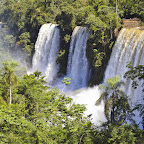 Iguazu has hundreds of smaller falls all around