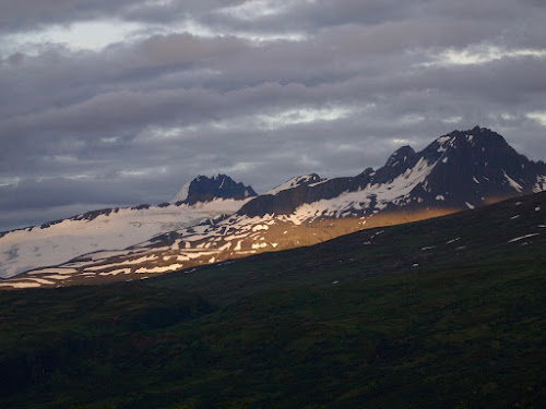 Sunset from Blueberry Campground, Valdez AK