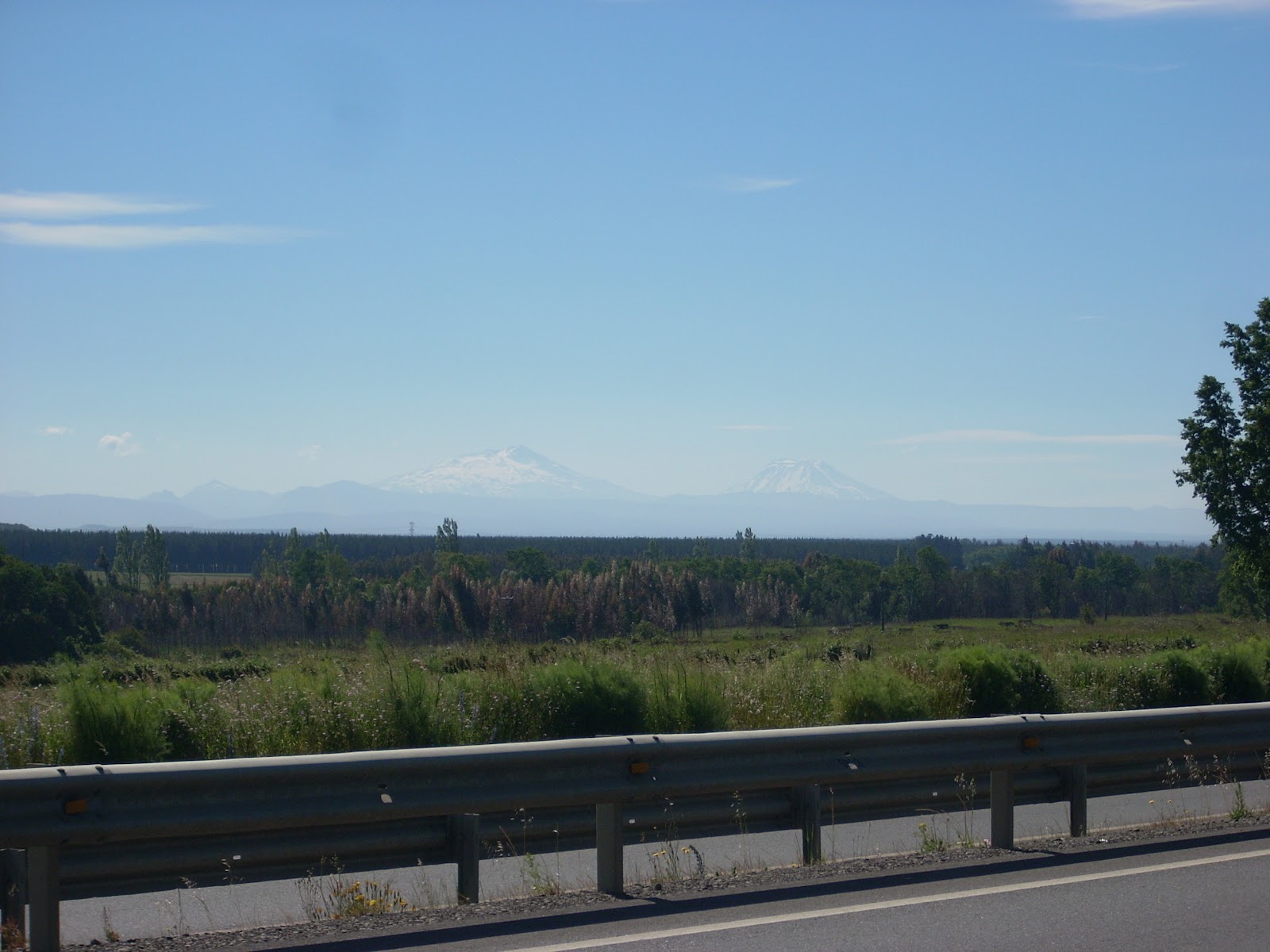 Ever present to the east, glimpses of the Andes