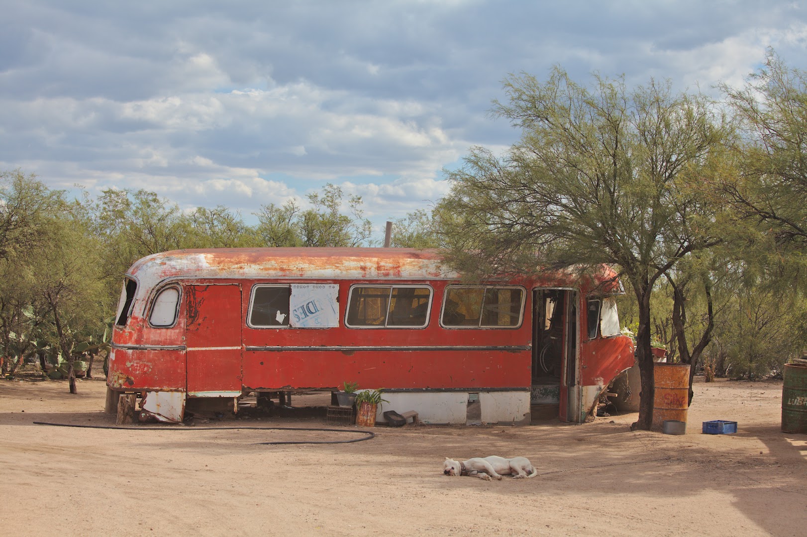 Lost village in the desert