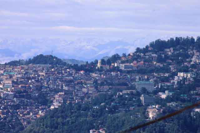 Shimla as viewed from Tara Devi Temple