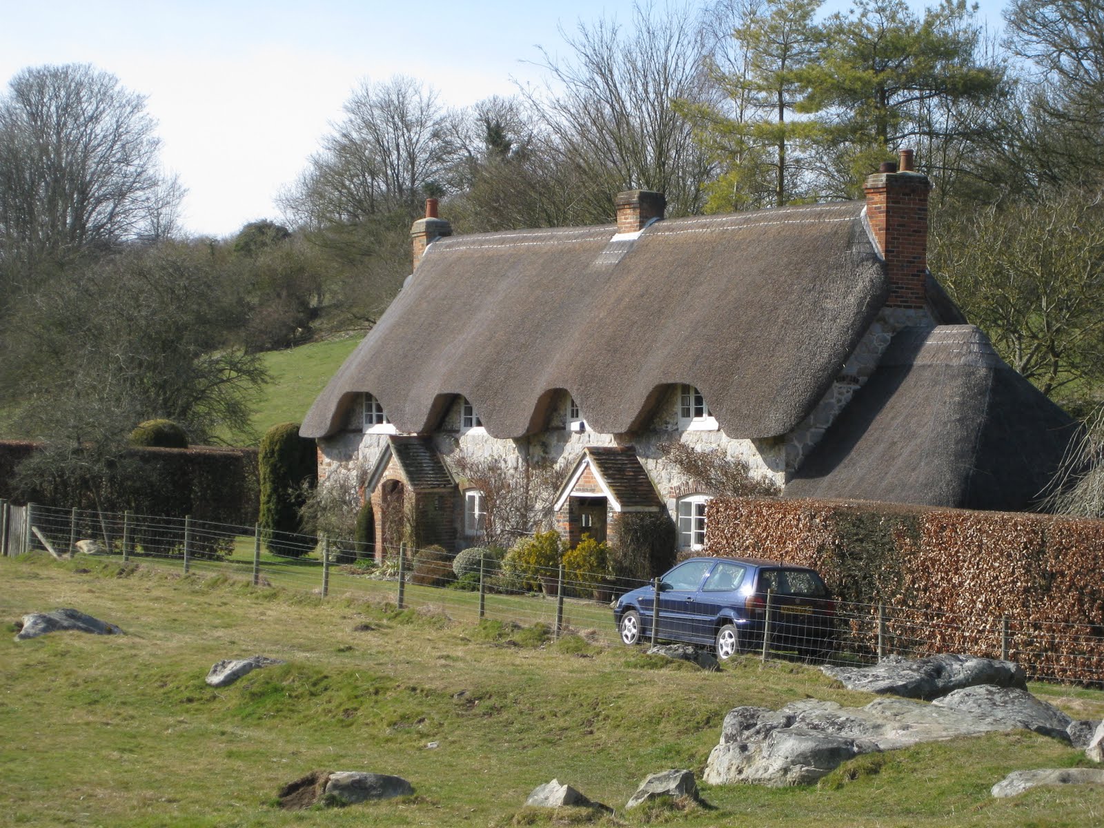 Thatched farmhouse