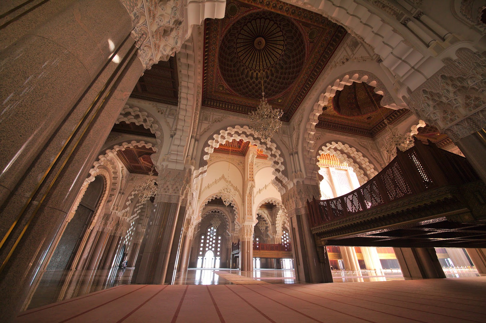 You can get the tour of the mosque when it's not the prayer time