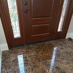 Granite tile floor