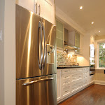 Stainless steel appliances featured in kitchen renovation