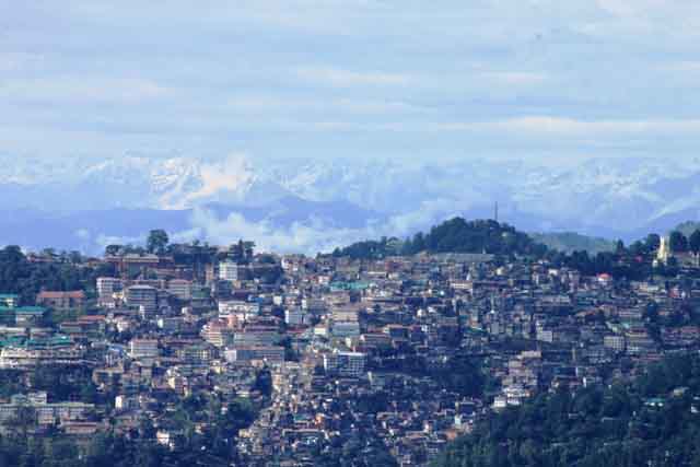 Shimla as viewed from Tara Devi Temple