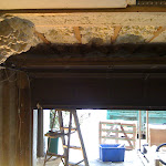 Garage: foam insulation applied in between ceiling joists
and around ducting