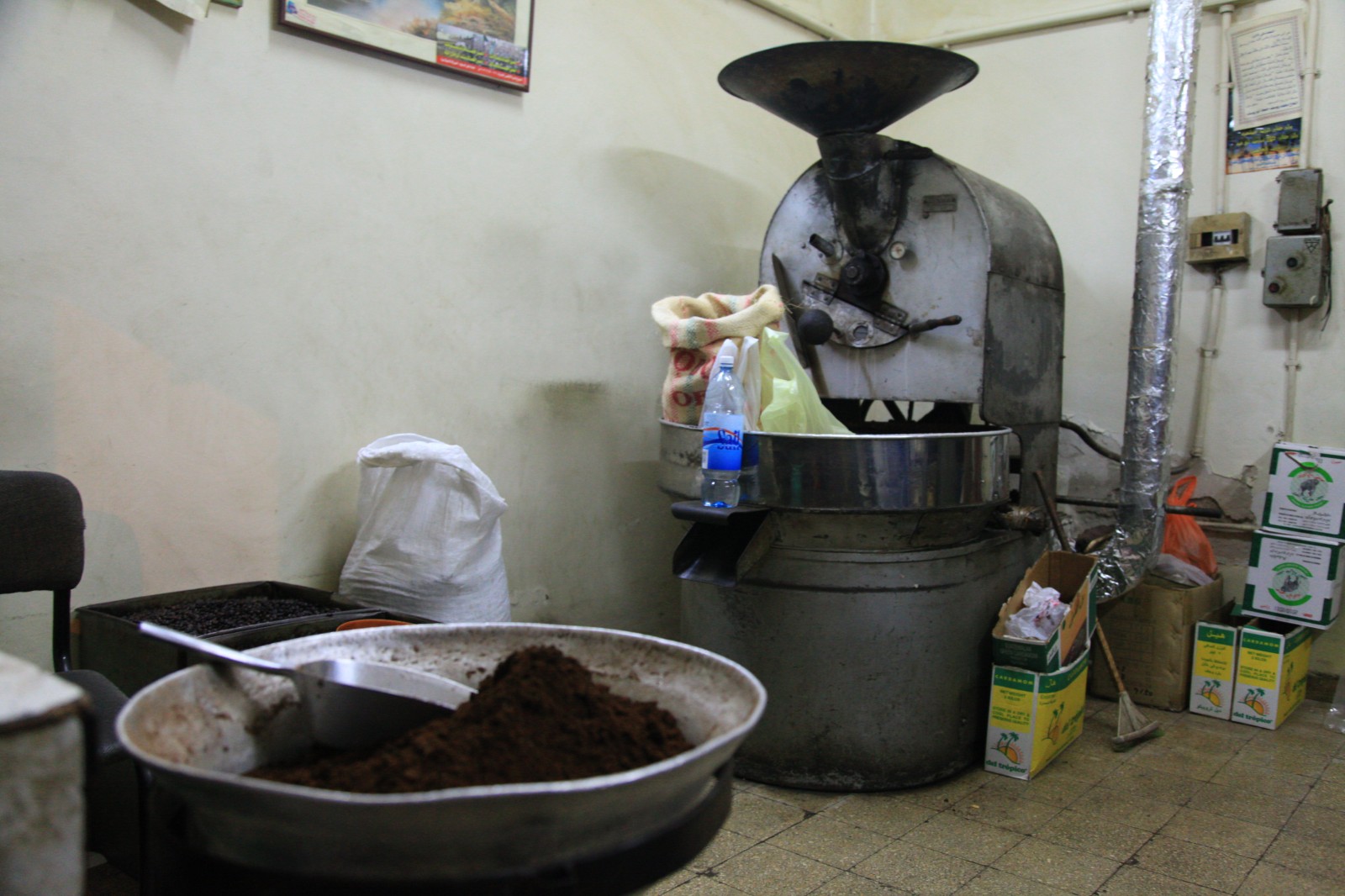 Authentic industrial coffee grinder