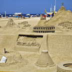 One of tens of sand art installations along the beach. You are supposed to pay for viewing.