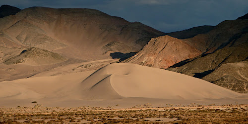 Death Valley: The view from our campground after the winds died down.