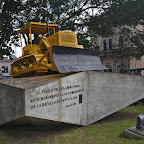 The bulldozer that Che used to divert a train with ammunition - the turning point of the revolution