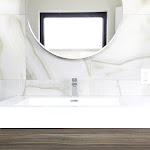 Modern single sink vanity