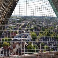 2014 Fahnen im Kirchturm ...