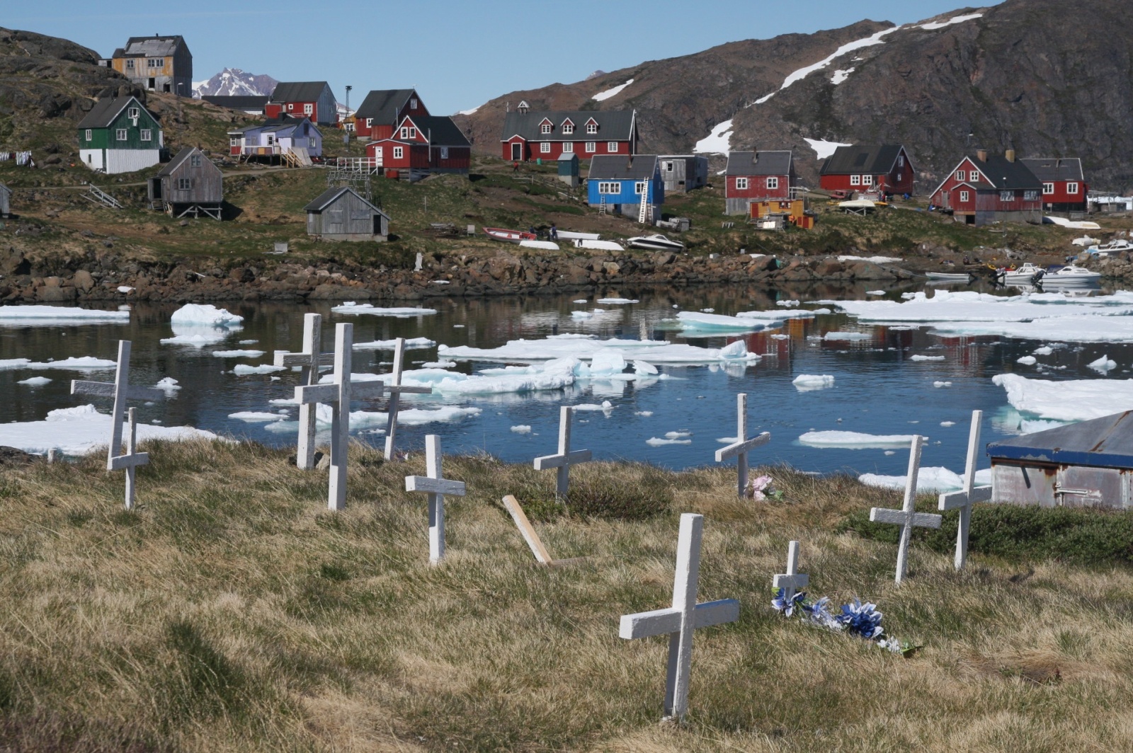 Local cemetery - most of the coffins are just covered with stones and are slightly visible - it is too hard to dig here