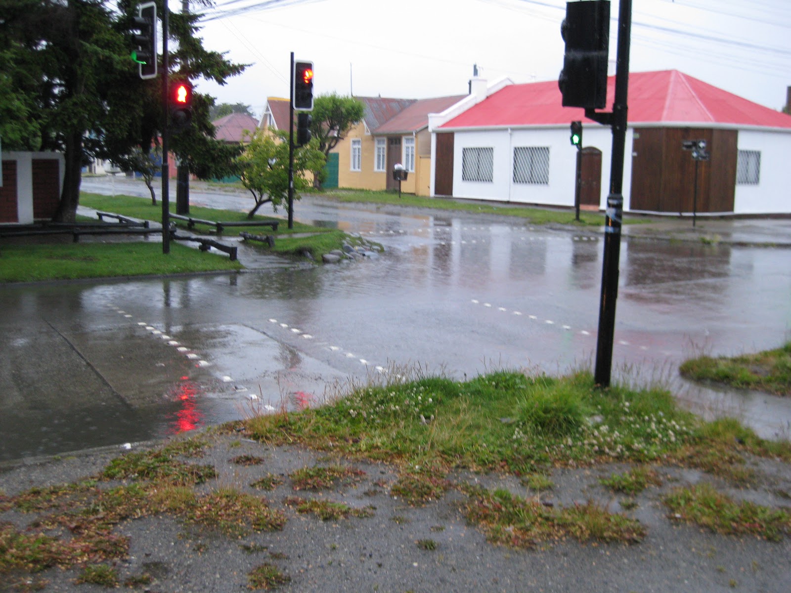 No stormwater drains, in spite of the rain