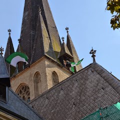 2014 Fahnen im Kirchturm ...