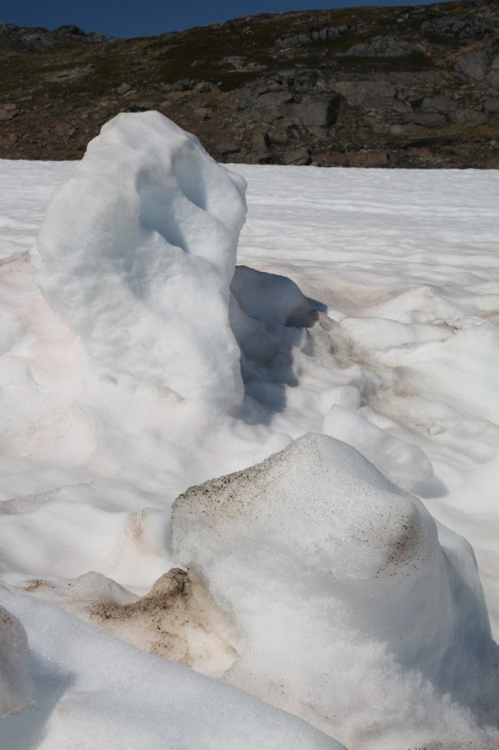 Snow figures in late June