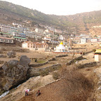 Arriving to Namche Bazaar