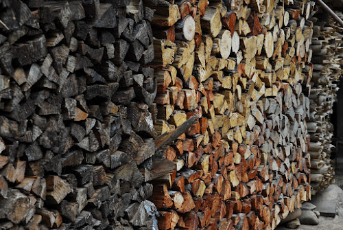 201101 Aini Village near Burma Yunnan - Stacked wood; April, 2011; China, Yunnan, Aini Village near Myanmar