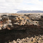 A collapsed lava tunnel