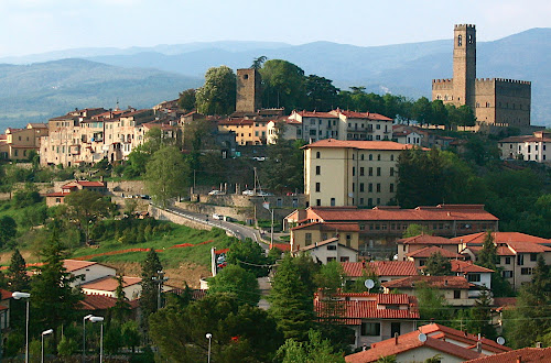 The city of Poppi, Tuscany, Italy