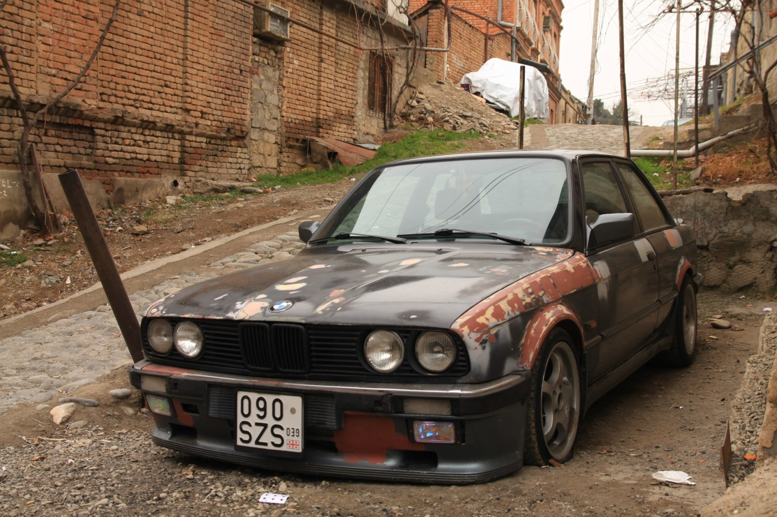 Georgian hooligan's car