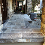 Front Yard Porch finished with Interlock Stone