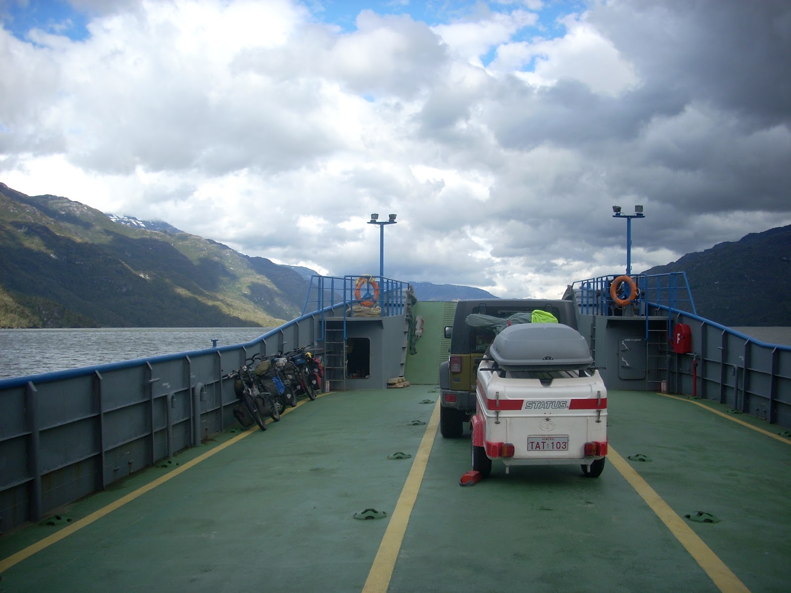 Bikes on the ferry