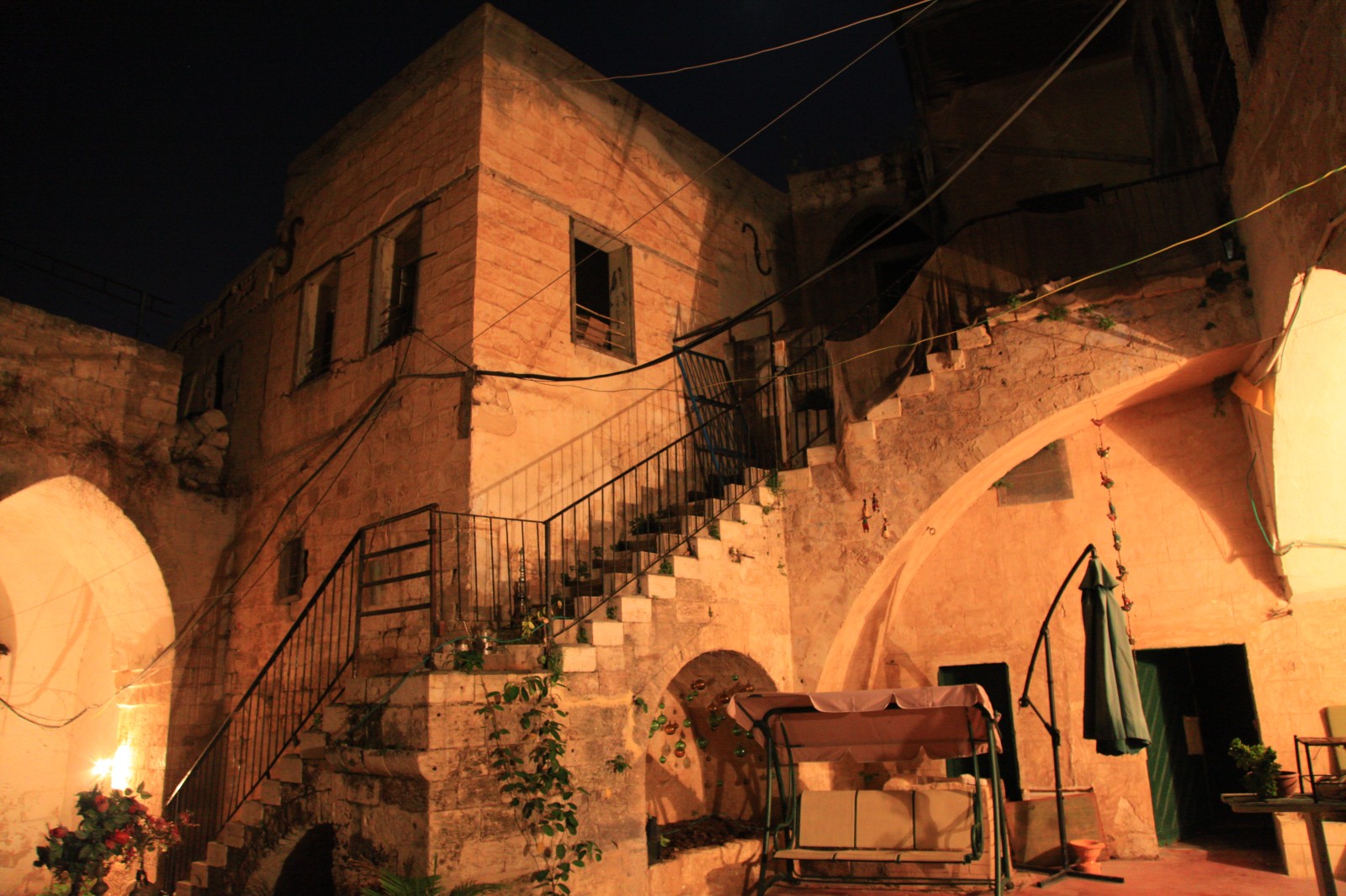 A hostel in an ancient building in Nazareth