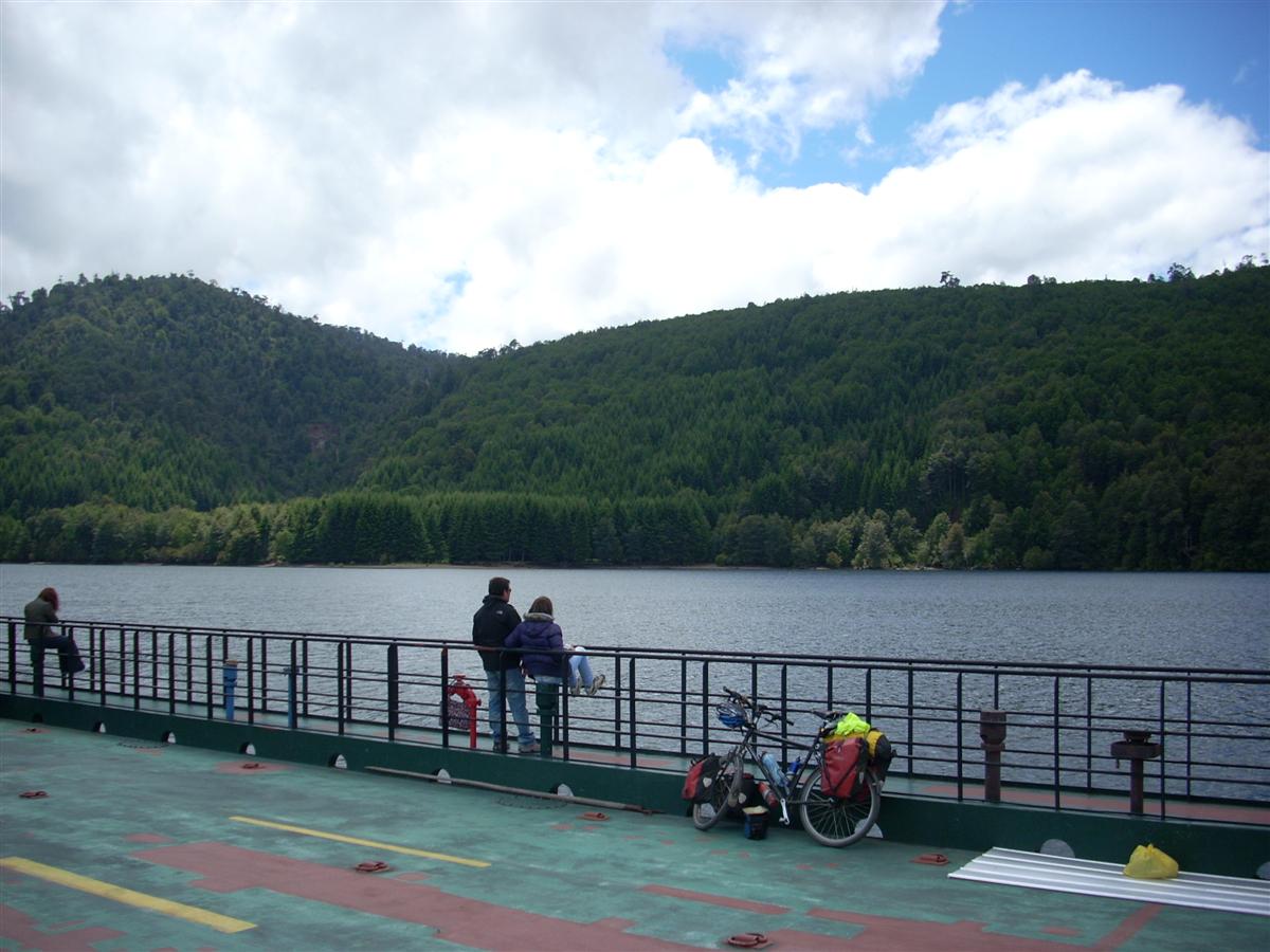 On the ferry