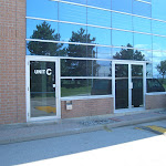 Window installation to front of industrial complex