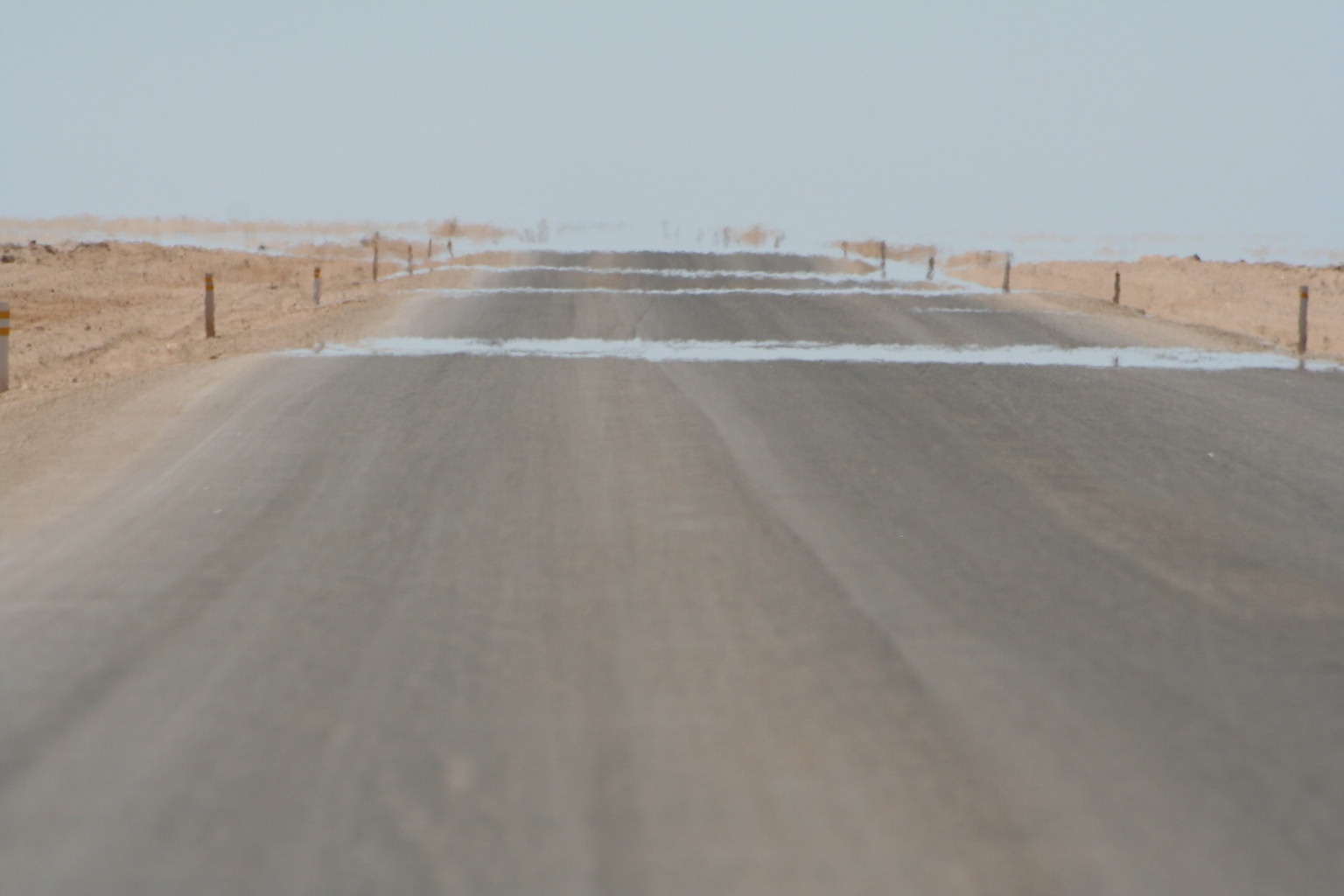 A mirage on a salt road