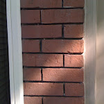 Brick in need of tuck pointing : Before