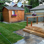 Complitelly finished backyard area