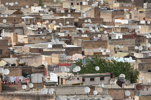 DSC_0116 - Old and new; April, 2017; Morocco, Fez