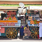 In Marrakech you are literally forced to drink fresh orange juice