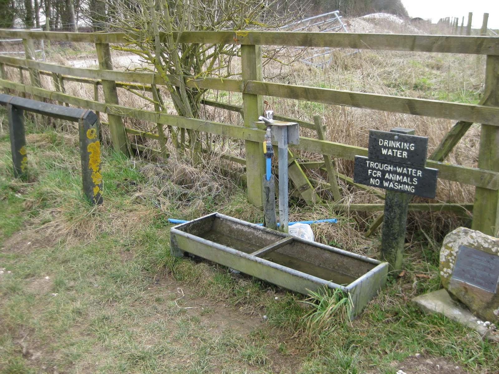 I like this place - drinking water provided along bridleways