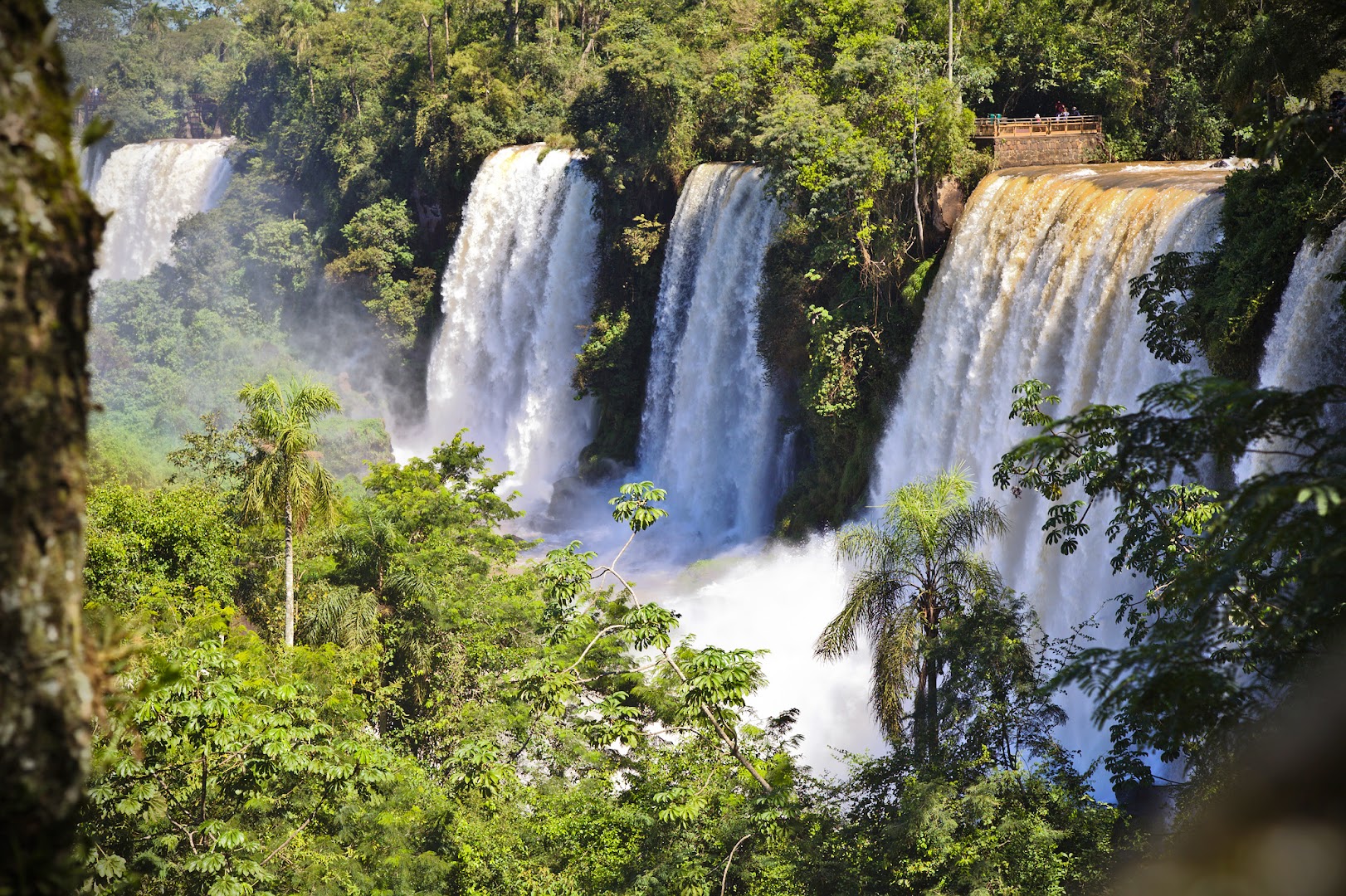 Iguazu has hundreds of smaller falls all around