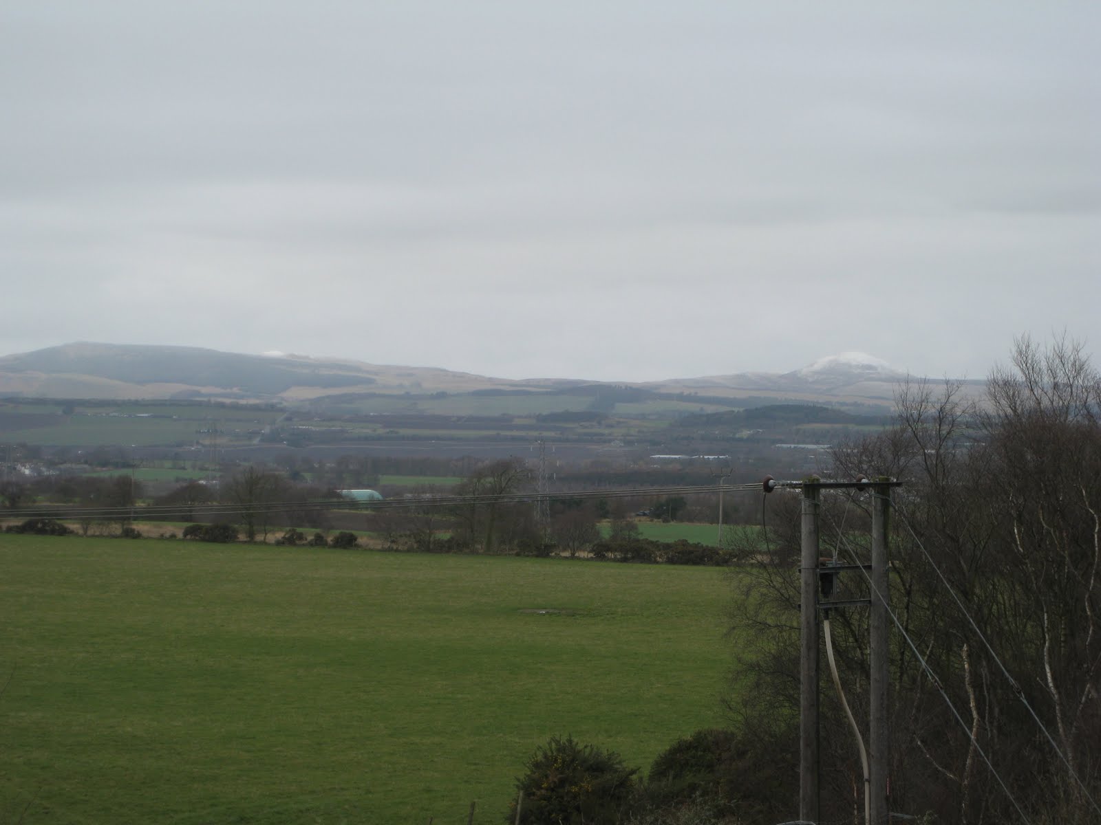 Note the snow on the hills in Fife