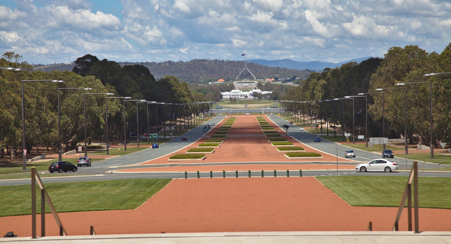 View from the awesome war museum in Canberra