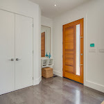 Polished tiles in house entrance