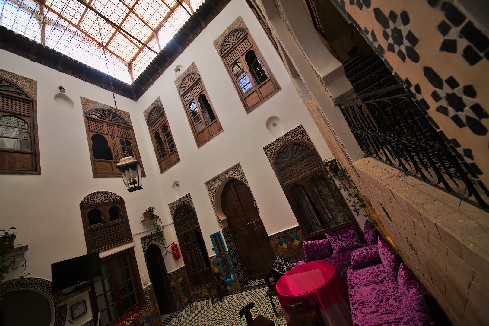 Inner court of a Fes riad