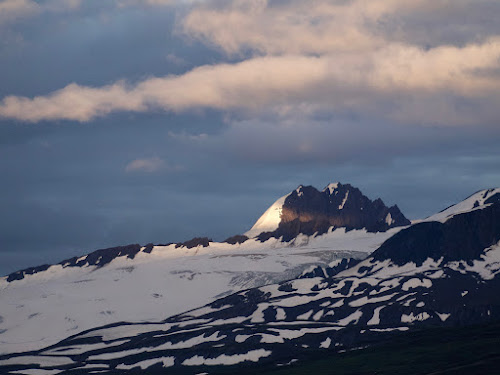 Sunset from Blueberry Campground, Valdez AK